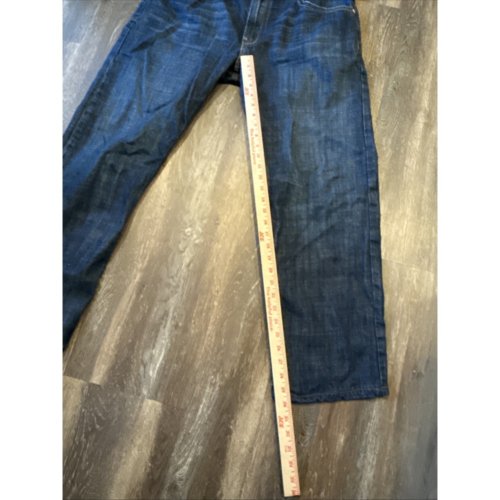 Levis The Original Jeans Slim Straight 38x32 Blue Jeans ( Fits Like 38x30) - Picture 11 of 13
